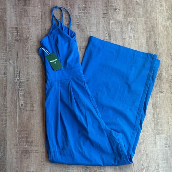 HALARA Vibrant Blue Jumpsuit NWT - Picture 2 of 7
